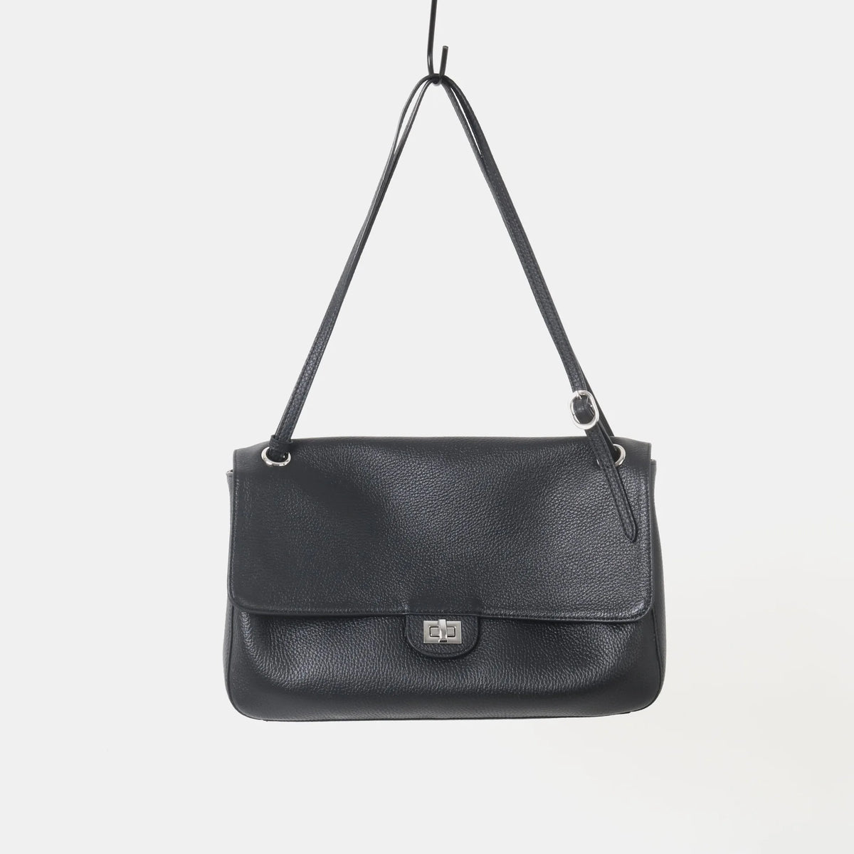 Genuine Leather Shoulder Bag Women Large Capacity Flap Bag Real Cowhide Turn Lock Crossbody Handbags Work Satchel Ladies Purses image 14