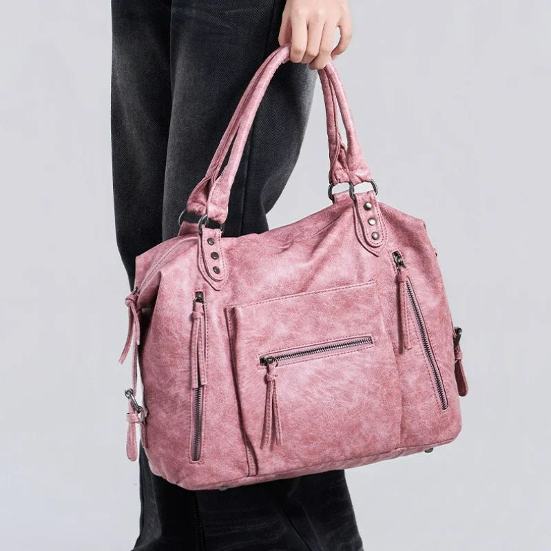 Fashionable Large Capacity Crossbody Bag - New Vintage Style Versatile Handbag for Ladies - Shoulder Bag for Carrying on The Arm image 6