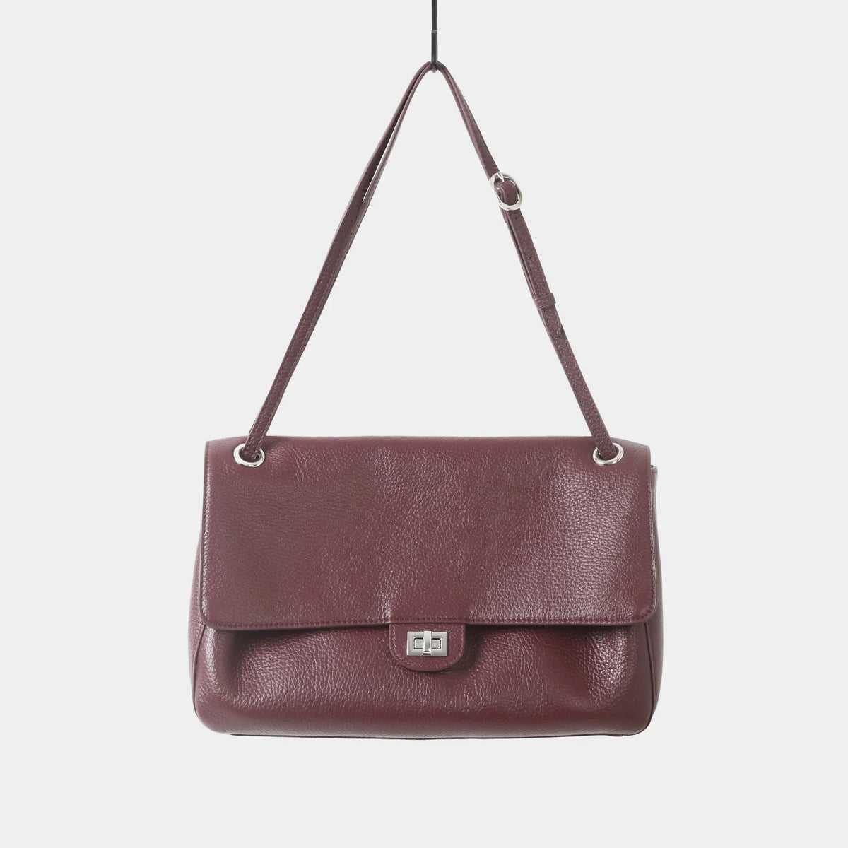 Genuine Leather Shoulder Bag Women Large Capacity Flap Bag Real Cowhide Turn Lock Crossbody Handbags Work Satchel Ladies Purses image 13