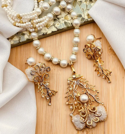 Hand-made-Crush-Stones-Mala-set-1924-Nayab-Jewellery-19992330
