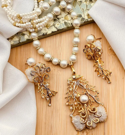 Hand-made-Crush-Stones-Mala-set-1924-Nayab-Jewellery-19992330